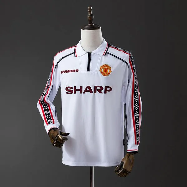 Camiseta de fútbol Manchester United 1998/99 ESPECIAL MANGA LARGA VERSION FAN